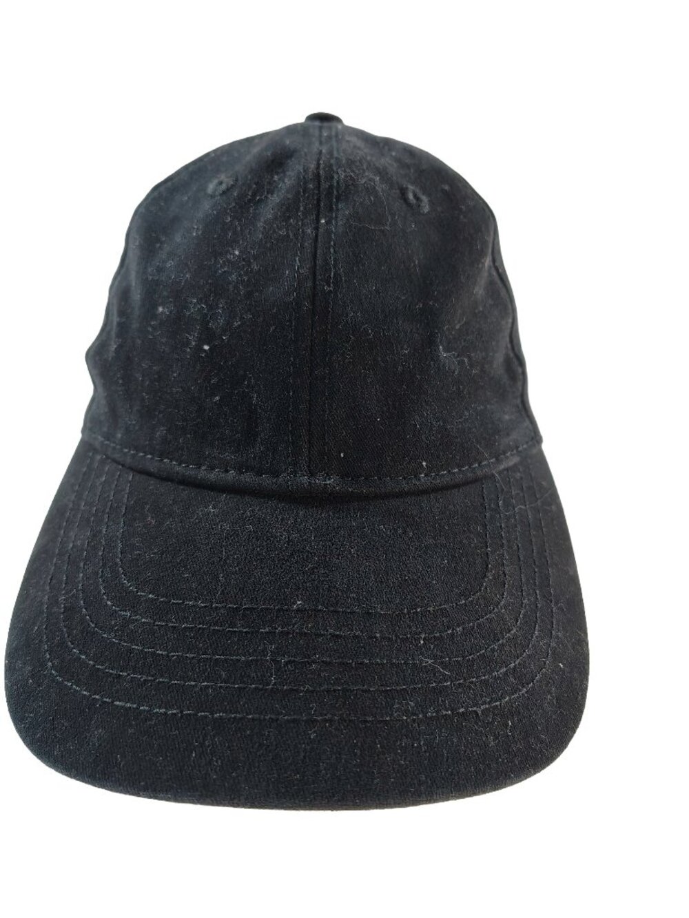Men's Black Plain Baseball Cap